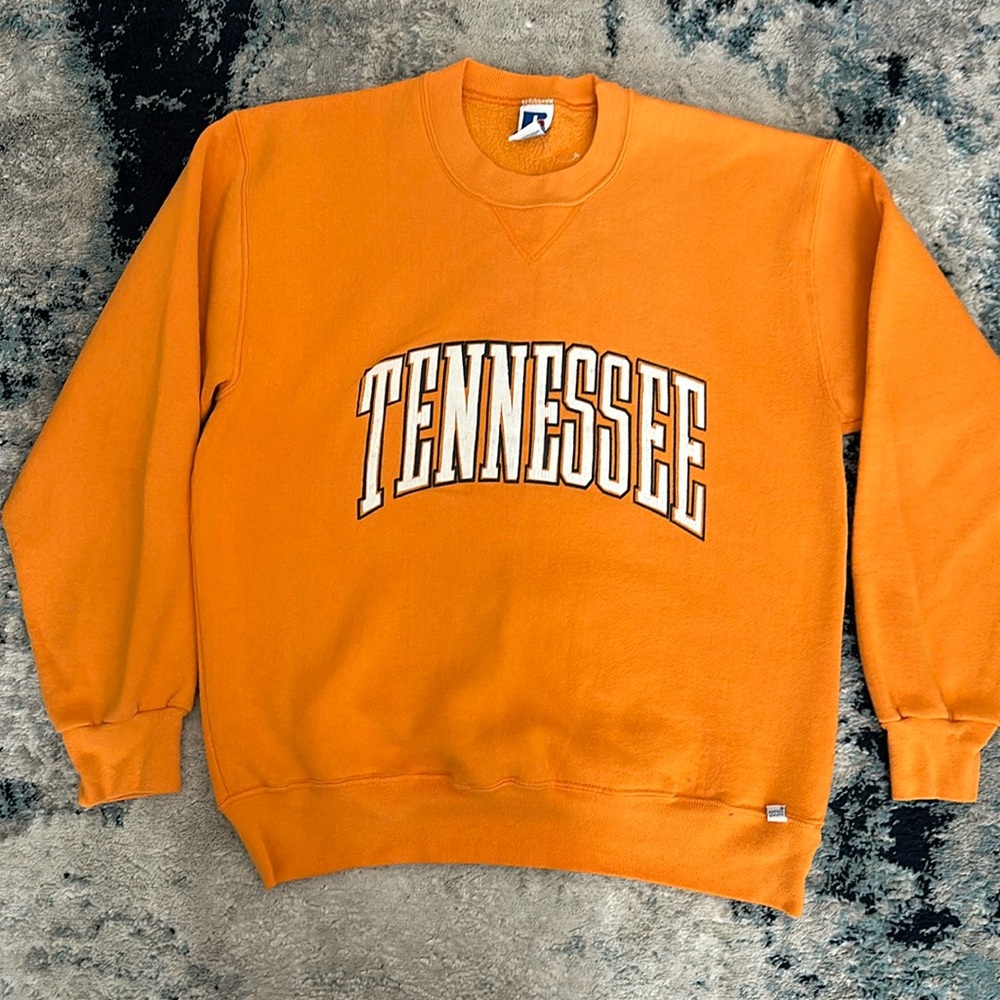 Orange Tennessee Vintage Crewneck sweatshirt